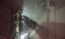 2 katlı binada yangın paniği