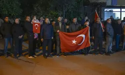 Şehit 20 asker, bayraklarla karşılandı