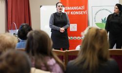 Kadınlar şiddet türlerini Osmangazi’de öğrendi