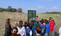 Bursa'da öğrenciler, Arkeopark’ta arkeolojiyi tanıyor