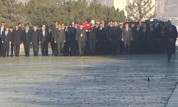 Devlet erkanı Anıtkabir'de