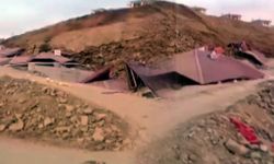 Kahramanmaraş’ta heyelan felaketi! Depremzedeler için yapılan 10 ev toprak altında kaldı