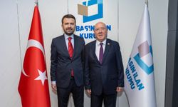 Türkiye Gazeteciler Konfederasyonu heyeti Basın İlan Kurum Genel Müdürü Abdülkadir Çay'ı ziyaret etti.