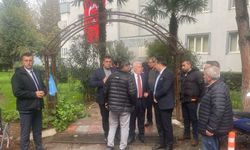 Başkan Bozbey'den şehit binbaşının ailesine taziye ziyareti