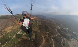 Bursa'da yanan ormanlar için gökyüzünden paraşütle tohum yağdı