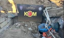 Ağrı’da yer altına gizlenen tanktan 3 bin 562 litre kaçak motorin çıktı