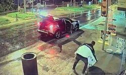 Arabadaki hesap varile uymadı: Çalmak istedi, bagaja sığdıramadı