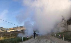 Aydın’da jeotermal iletim hattı patladı