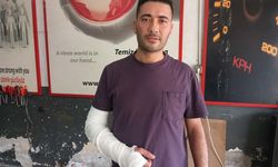 Ayırmaya çalıştığı kavga nedeniyle 3 yaşındaki oğlunun yanında saldırıya uğradı