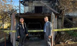 Başkan Tatık evi yanan aileye yardım elini uzattı