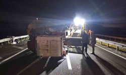 Bolu’da traktörle hafif ticari araç çarpıştı: 5 yaralı