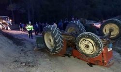 Burdur’da traktör devrildi: 1 ölü, 1 yaralı