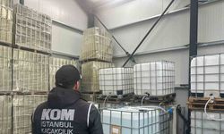 Çatalca’da depoya kaçak etil alkol baskını: 9 gözaltı