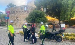 Çeşme’de motosiklet denetimlerinde sürücülere 545 bin lira ceza