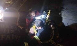 Dengesini kaybedip kanala düştü, itfaiye ekipleri kurtardı