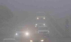Edirne, yoğun sis altında kayboldu
