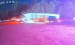 Edirne’deki zincirleme kaza kamerada