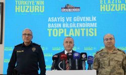 Elazığ’da suçlulara göz açtırılmıyor: Suç oranlarında düşüşler yaşandı