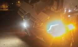 Hakkari’de tır ile minibüs çarpıştı: 1 yaralı