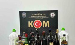 Kastamonu’da 15 şişe el yapımı alkol ele geçirildi
