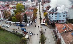 Kastamonu’da korkutan bina yangını