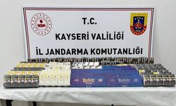 Kayseri’de 500 paket kaçak sigara ele geçirildi