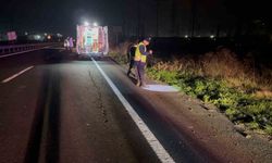 Kırklareli’de aracın çarpması ile metrelerce uzağa savrulan şahıs hayatını kaybetti