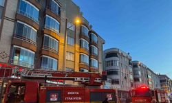 Kulu’da apartmanda yangın paniği