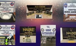 Kütahya polisi uyuşturucuyla mücadelede kararlılığını sürdürüyor