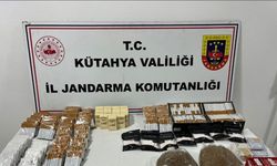Kütahya’da binlerce bandrolsüz makaron ele geçirildi