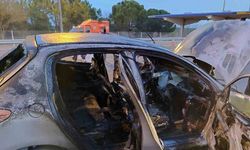 Lüleburgaz’da otomobil yangını