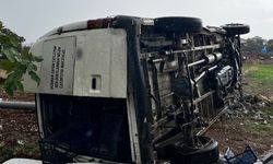 Manisa’da kamyonet devrildi: 1 ölü, 1 yaralı