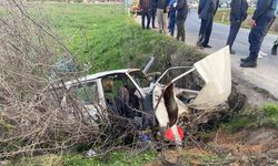 Manisa’da tek taraflı trafik kazası: 2 yaralı