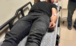 Motosiklet devrildi: 2 yaralı