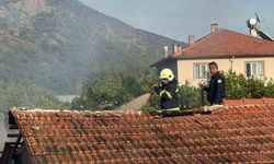 Ortaca’da ev ve ahır yangını