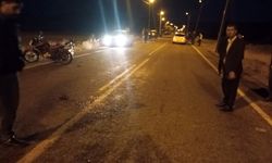 Otomobil ile sepetli motosiklet çarpıştı: 1 ölü