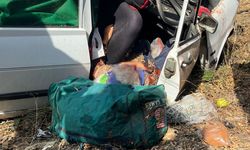 Otomobil yol kenarına uçtu: 1 ölü, 1 ağır yaralı