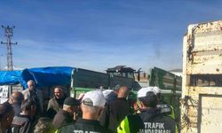 Pınarbaşı’nda traktörlere reflektör dağıtıldı