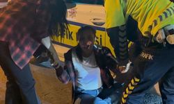 Polisin alkollü yolcuyla imtihanı kamerada