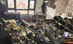 Psikolojik sorunları olduğu iddia edilen kişi evini ateşe verdi, balkona çıkıp izledi