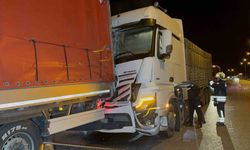 Samsun’da tırlar çarpıştı: 1 yaralı