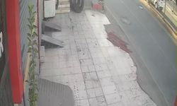 Siirt’te aracın yayaya çarptığı anlar güvenlik kamerasına yansıdı