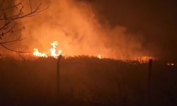 Sülüklü Göl’de kamışlar alev aldı