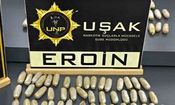 Uşak’ta midelerinde eroin taşıyan iki şüpheli tutuklandı