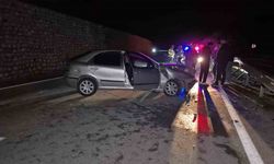 Yola çıkan yaban hayvanı kazaya neden oldu: 4 yaralı