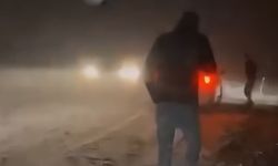 Yüksekova-Şemdinli kara yolunda tipi ve fırtınada mahsur kalanları ekipler kurtardı
