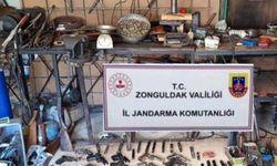 Zonguldak’ta kaçak silah imalathanesinde 30 binin üzerinde fişek ele geçirildi
