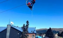 Bursa jandarmasından "Teleferikten Kurtarma Eğitimi"