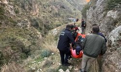 Dağda mahsur kalan kişi kurtarıldı