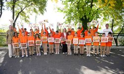 Sonbahar yaprakları Osmangazi’de sanata dönüştü